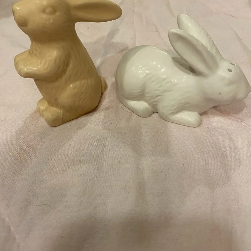 Rabbit Salt and Pepper Shakers (DE)